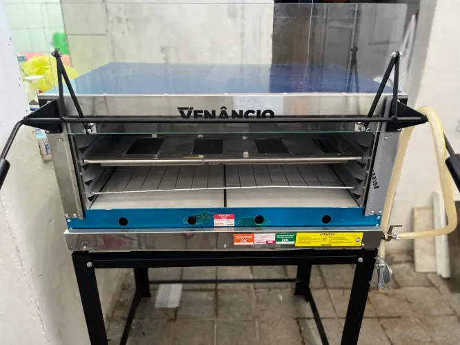 Forno Roma Venâncio 90cm A Gás Lastro Pedra Refratária - Estado de Novo!
