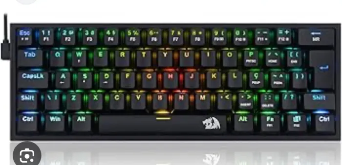 Teclado Mecanico Gamer Redragon FIZZ, RAINBOW