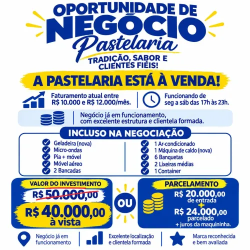 SALA COMERCIAL RIO TAVARESO OPORTUNIDADE DE NEGÓCIO