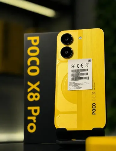 COR NOVA POCO X8 PRO 5G AMARELO 8GB RAM 256GB ROM NOVO NA CAIXA