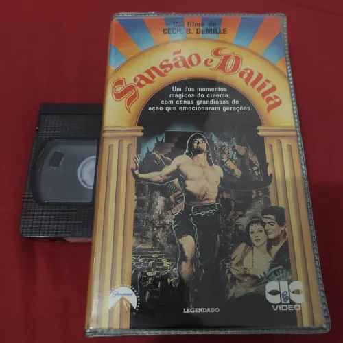 VHS Sansão e Dalila (Legendado) - Cecil B DeMille