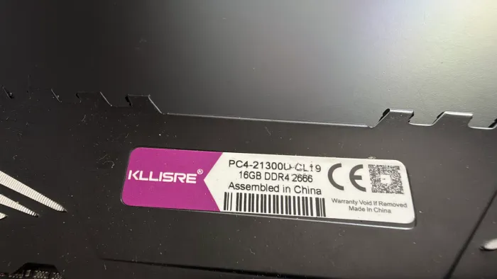 2x16GB Memória RAM 2666 DDR 4