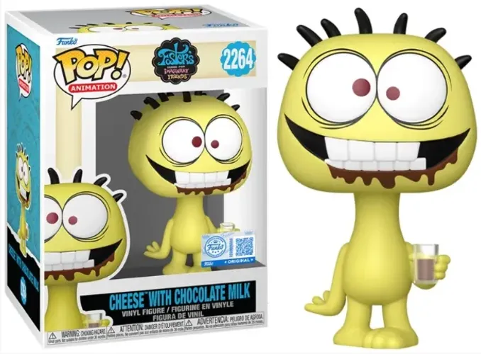Funko Pop - Cheese With Chocolate Milk Exclusivo - Cartoon Network A Mansão Foster Para Am