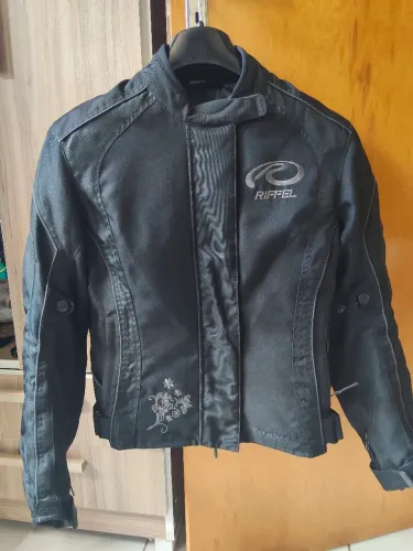 Conjunto Feminino Moto RIFFEL Completo + Botas | Impermeável com Forro Térmico<br>