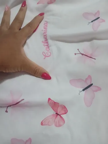 Manta bebê menina personalizada