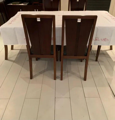 Toalha de mesa nunca usada 100% linho