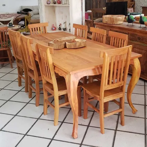 Mesa Pé Luis XV De Peroba Rosa