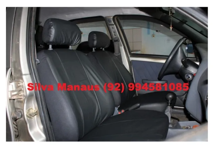 Capa Banco couro corvin universal Fácil instalação impermeável vw renault fiat gm ford