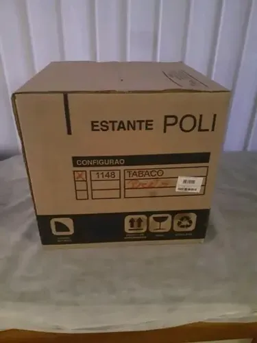 Estante poly 11x48 na cor preta lacrado na caixa.
