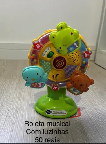Roleta musical com luzes e sons