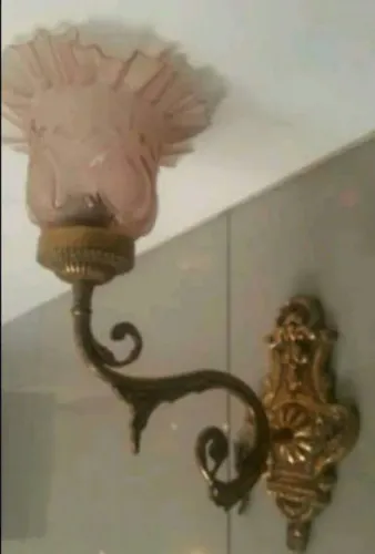 Arandela Bronze com Cúpula 