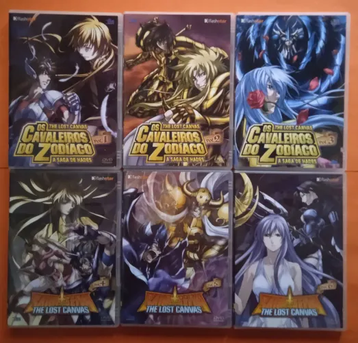 Dvd Os Cavaleiros do Zodíaco - The Lost Canvas 1 ao 6