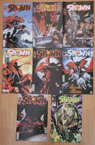 07 Revistas Spwan nº 104 à 110 + 01 Revista Spwan Quinzenal nº: 30.
