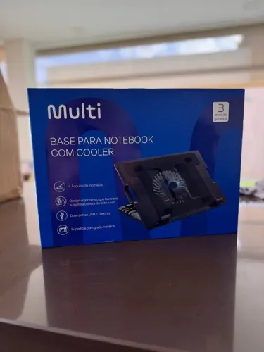 Base para notebook com cooler Multilaser - LACRADO NOVO