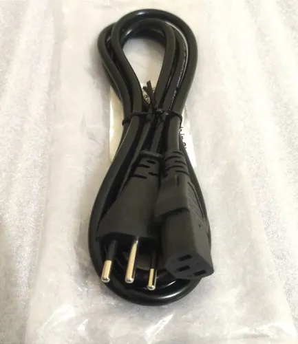 Cabo de Força ATX - Original DELL - Padrão Novo 3 Pinos -  1.8 M -  10A/250V - R$: 50,00