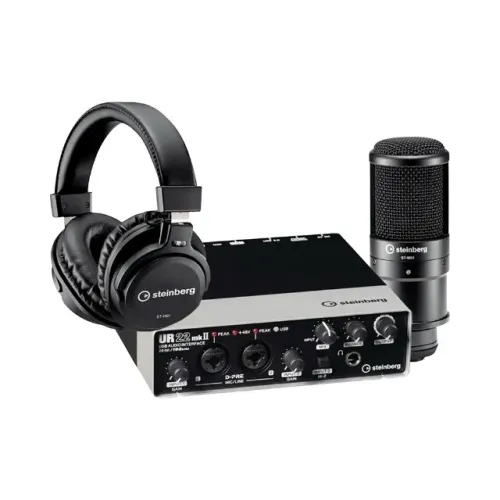Kit de Gravação Steinberg UR22 Mkii Preto - AC2972