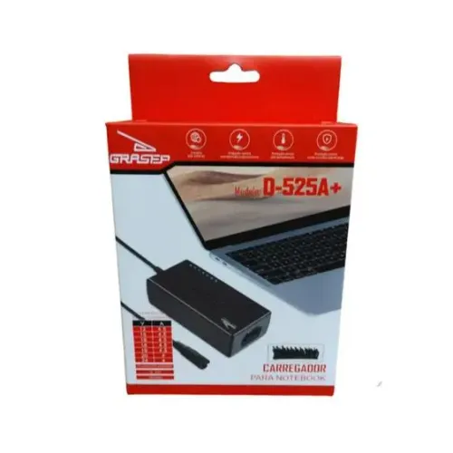 Carregador Universal para Notebook GraSep 08PLU D-525 Loja Coimbra Computadores Entregamos