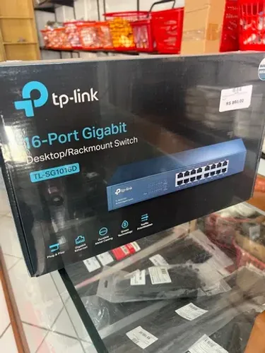 Switch 16 portas GIGABIT - Tp-link