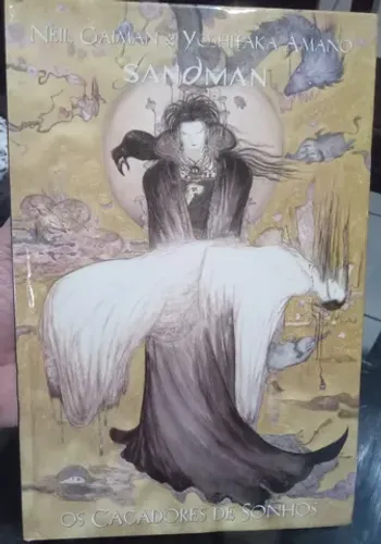 Sandman Neil Gaiman Os Caçadores de sonhos arte de Yoshitaka Amano 