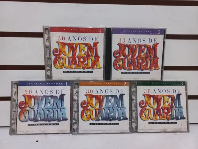 5 CD 30 anos jovem guarda 