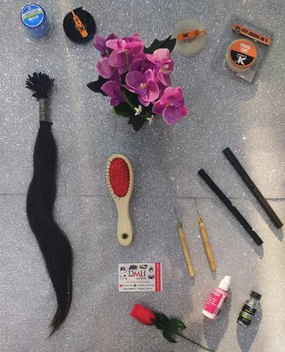 Cabelo H50cm 50g 6,50 Castanho, Liso Com/queratina