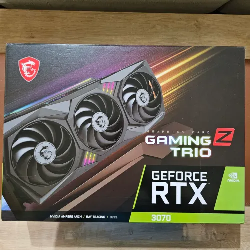 Placa de vídeo MSI GeForce RTX 3070 Gaming Z Trio GPU Nvidia Ampere Arch Ray Tracing DLSS