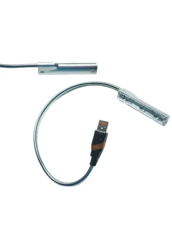 LUMINÁRIA COM CABO USB- NOTEBOOK