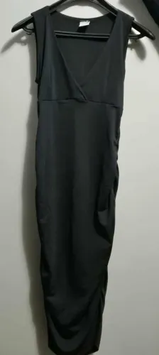 Vesido mide Drapeado (Zune jeans) M