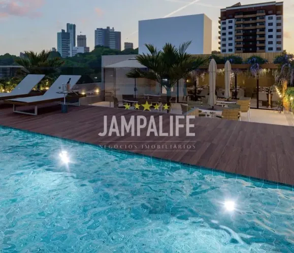 Flat com 1 dormitório à venda, 23,18 m² Manaíra - João Pessoa/PB