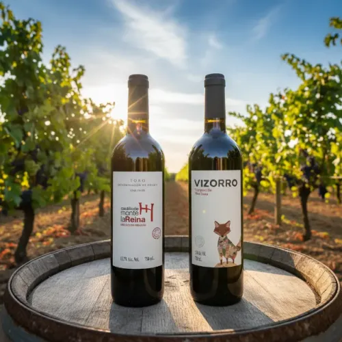 Kit 2 Vinhos Tinto Seco Espanhóis Seleção do Sommelier Viagem à Europa