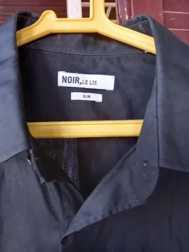 Camisa Noir, Le Lis - Slim