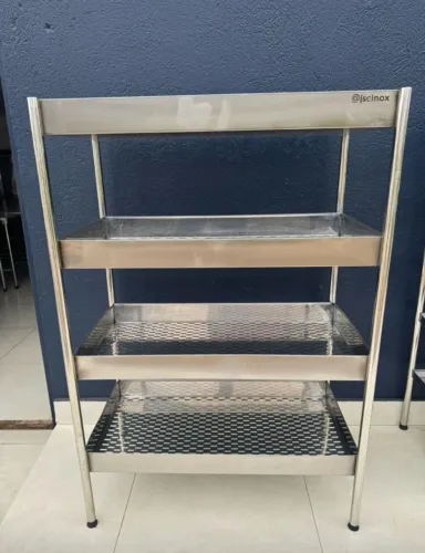 Fruteira em aço INOX padrão anvisa