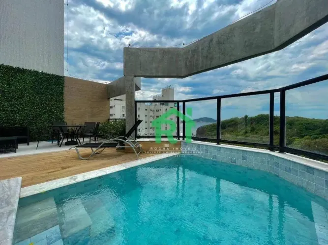 Cobertura com 3 dormitórios à venda, 200 m² por R$ 2.650.000,00 - Pitangueiras - Guarujá/S
