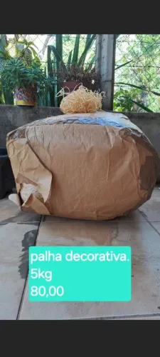 Palha decorativa