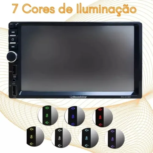 RS404BR Multimídia 7 Polegadas Roadstar 
