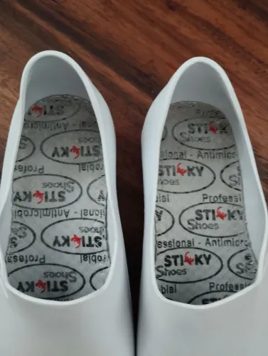 Sapatos Branco Sticky Shoes Profissional