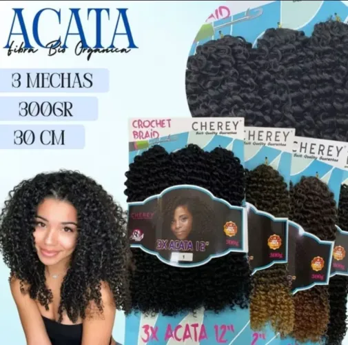 Cabelo orgânico para crochetbraids