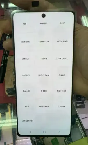 Tela Samsung Note 20 normal original sem detalhes - faço envio