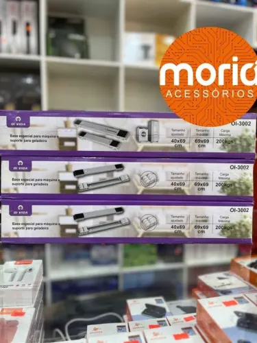 Suporte De Rodinhas Geladeira Fogão Maquina Lavar Freezer