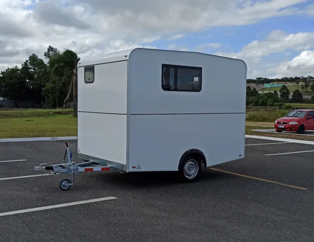 TRAILER CAMPING 3.0 HOMOLOGADO INMETRO E DENATRAN MONTE VOCE MESMO O INTERIOR 