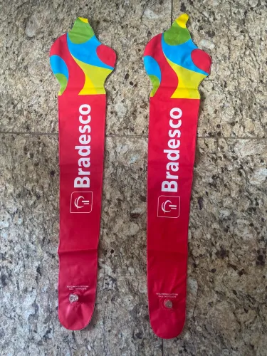 Pira olímpica promocional utilizada no revezamento da tocha das olimpíadas de 2016