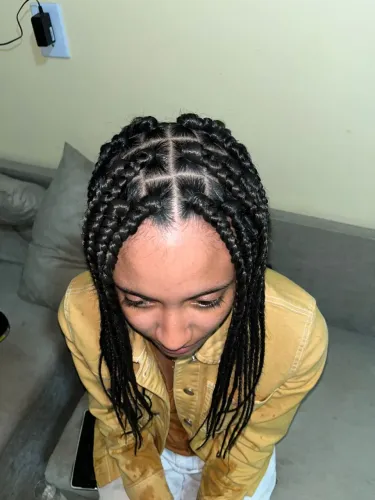 Tranças Box Braids - Cabelo estiloso e moderno