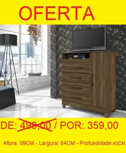 Comoda sapateira com espaço e resistência no tampo