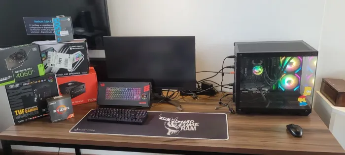 Pc Gamer Ryzen 7 5700x + 4060 ti COMPLETO