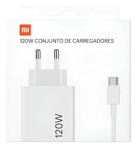 Carregador Turbo 120W Tipo C - Novo