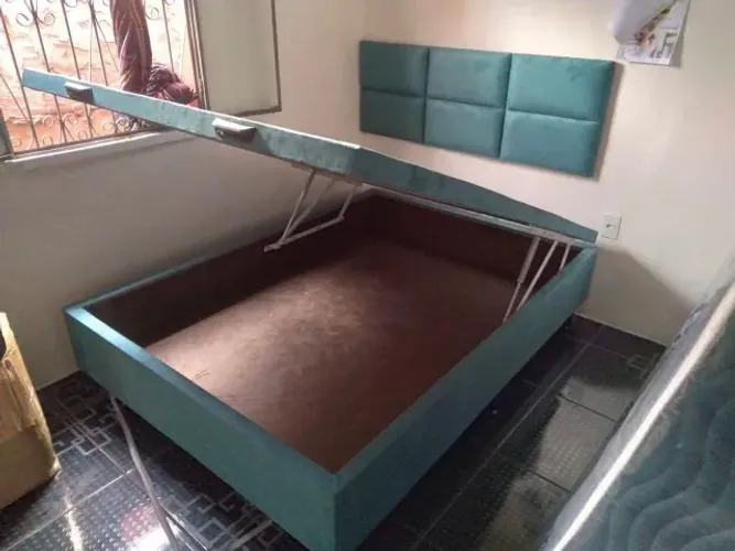 Baú Casal Verde Turquesa