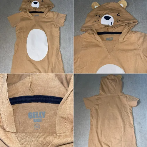 Macacão Infantil Ursinho com Capuz - Gelly Baby ? Lindo