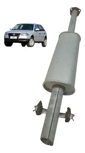 Escapamento Silenciador Intermediário Volkswagen Gol G3 G4