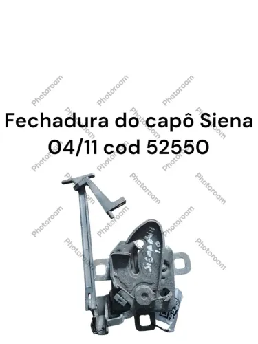 Fechadura do capô Siena 04/11 - Código 52550
