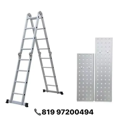 Escada Articulada de 16 degraus com Plataforma GM